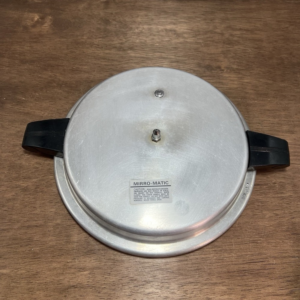 Vintage Mirro-Matic 8 Qt Aluminum Speed Pressure Cooker Canner M-0498 - Picture 6 of 8